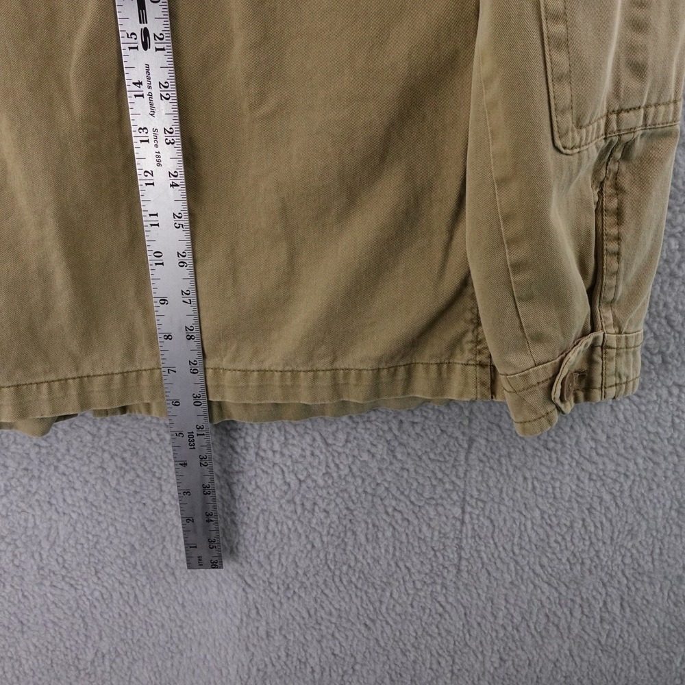 Levi's Men's L Tan Barn Coat Military Cargo Pockets Button Front‎ Chore Jacket - Picture 5 of 7